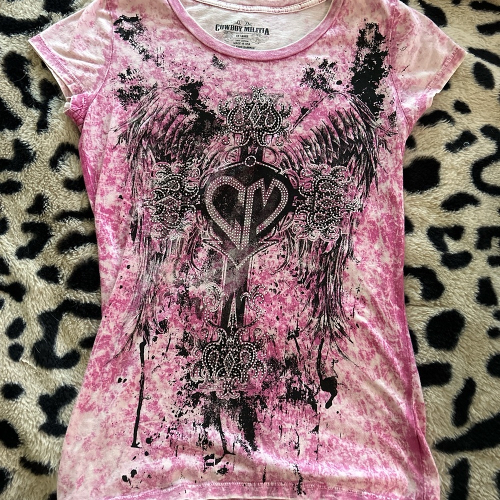 Pink Graphic Shirt
